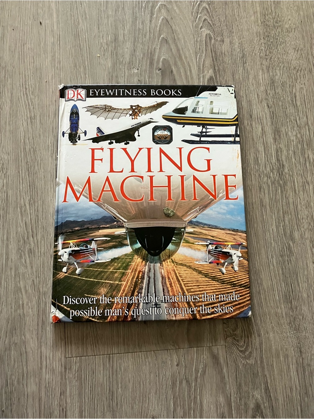 3/$15 DK Eyewitness Books "Flying Machine" - White & Red Hardcover - Picture 1 of 2